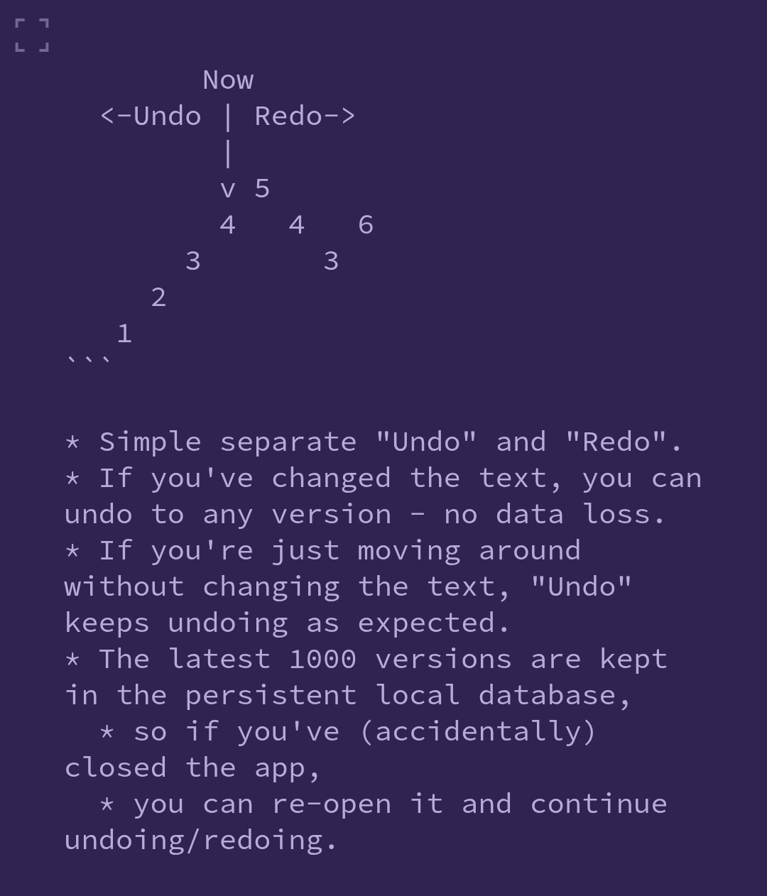 undo