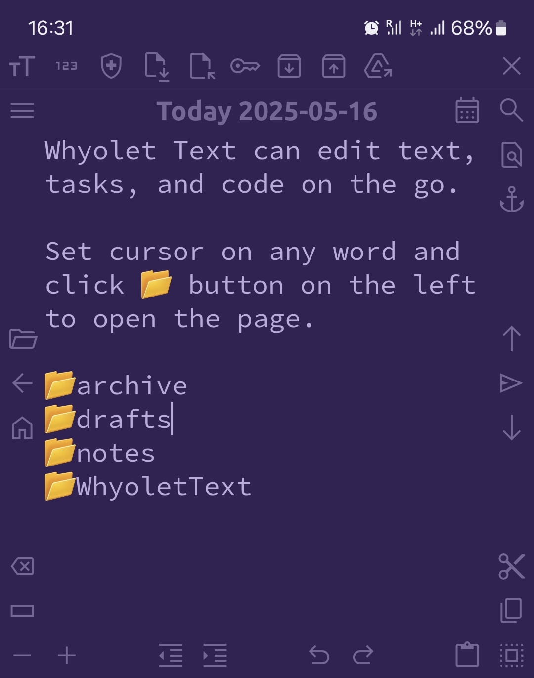text